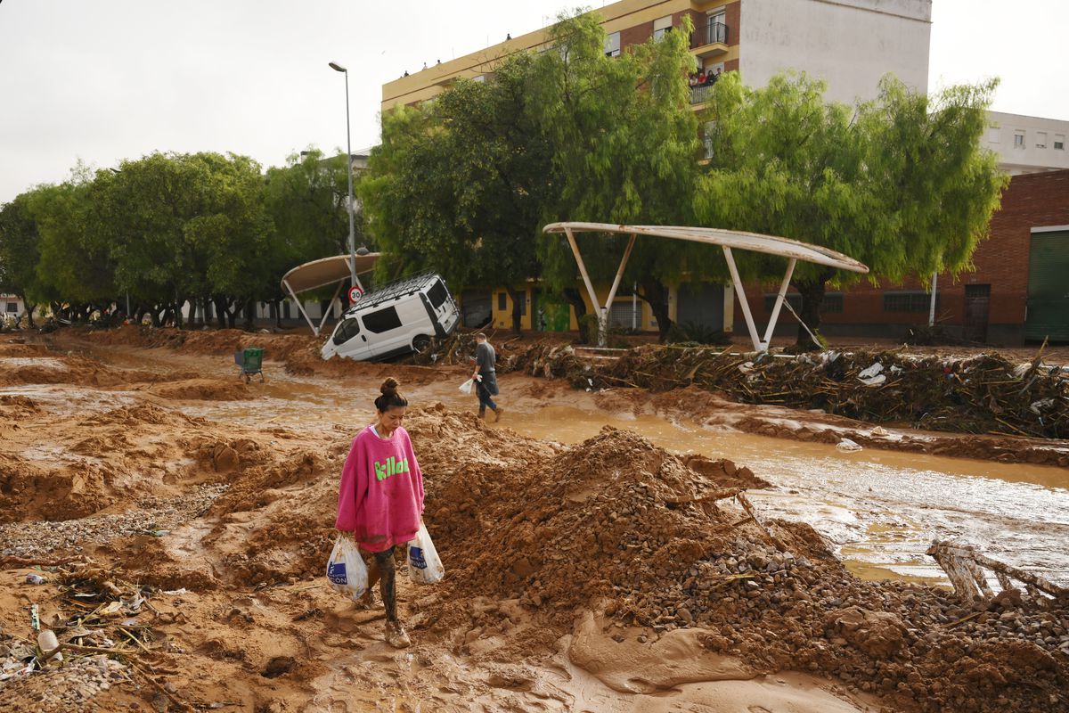 Tragedie fără margini provocată de furtuna devastatoare din Valencia. Foto: Getty Images