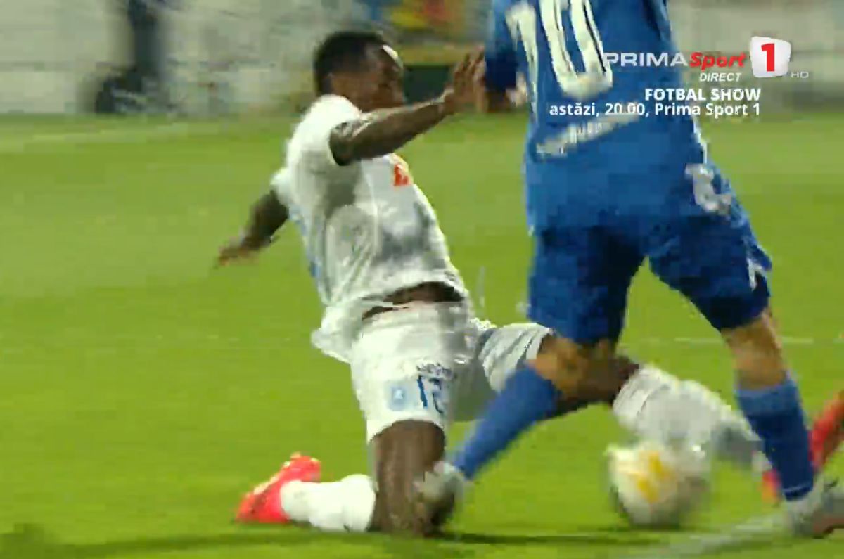 Decizie scandaloasă în Metalul Buzău - Craiova » Intrare criminală a fundașului Universității! Adversarul, în lacrimi, NU a mai putut juca