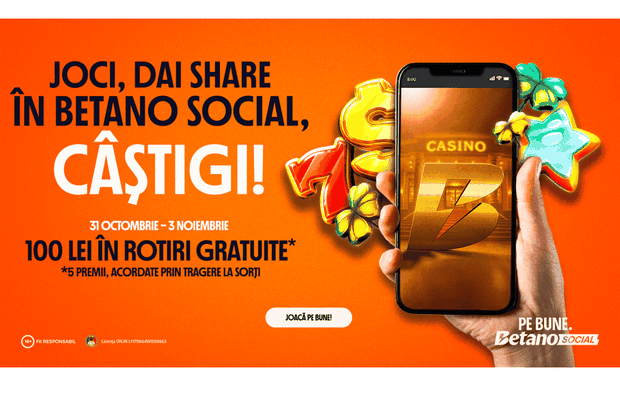 Joacă, dă share în Betano Social și poți fi RECOMPENSAT! Pe Bune!