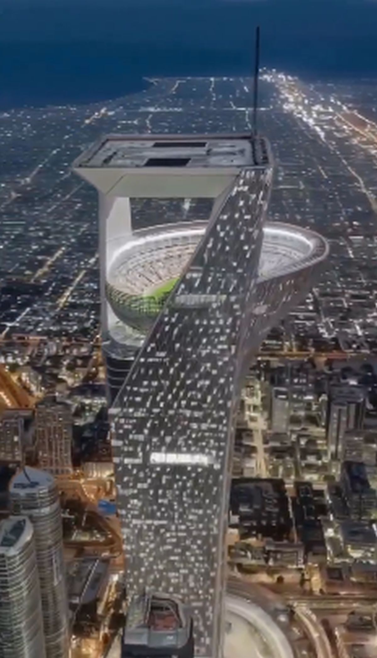 Farsa anului! 50 de milioane de oameni s-au păcălit cu stadionul suspendat » Imagini SF: cum ar fi arătat arena făcută cu inteligența artificială