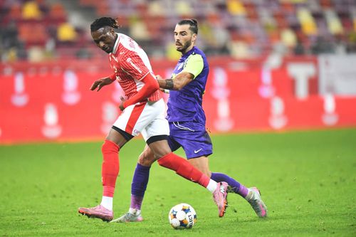 Mamadou Karamoko, atacantul lui Dinamo, marcator în victoria cu CFR Cluj/ foto: Cristi Preda (GSP)