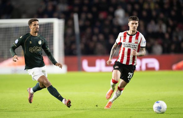 ShowMAN! Românul Dennis Man a făcut din nou senzație în tricoul celor de la PSV: assist și gol superb!