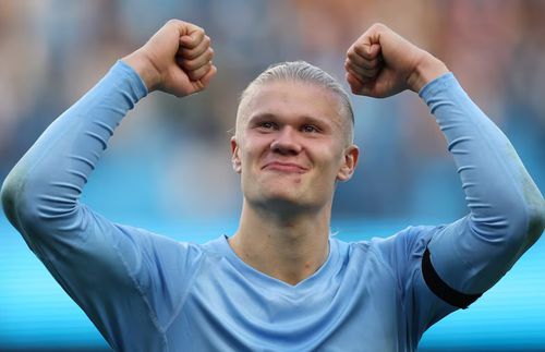 Erling Haaland are 24 goluri marcate în 15 meciuri jucate în acest sezon la Manchester City și echipa națională a Norvegiei