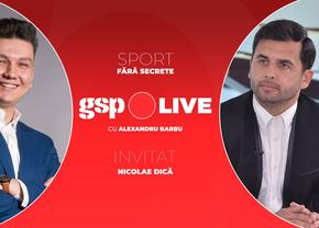 Nicolae Dică a fost invitatul lui Alex Barbu la GSP Live