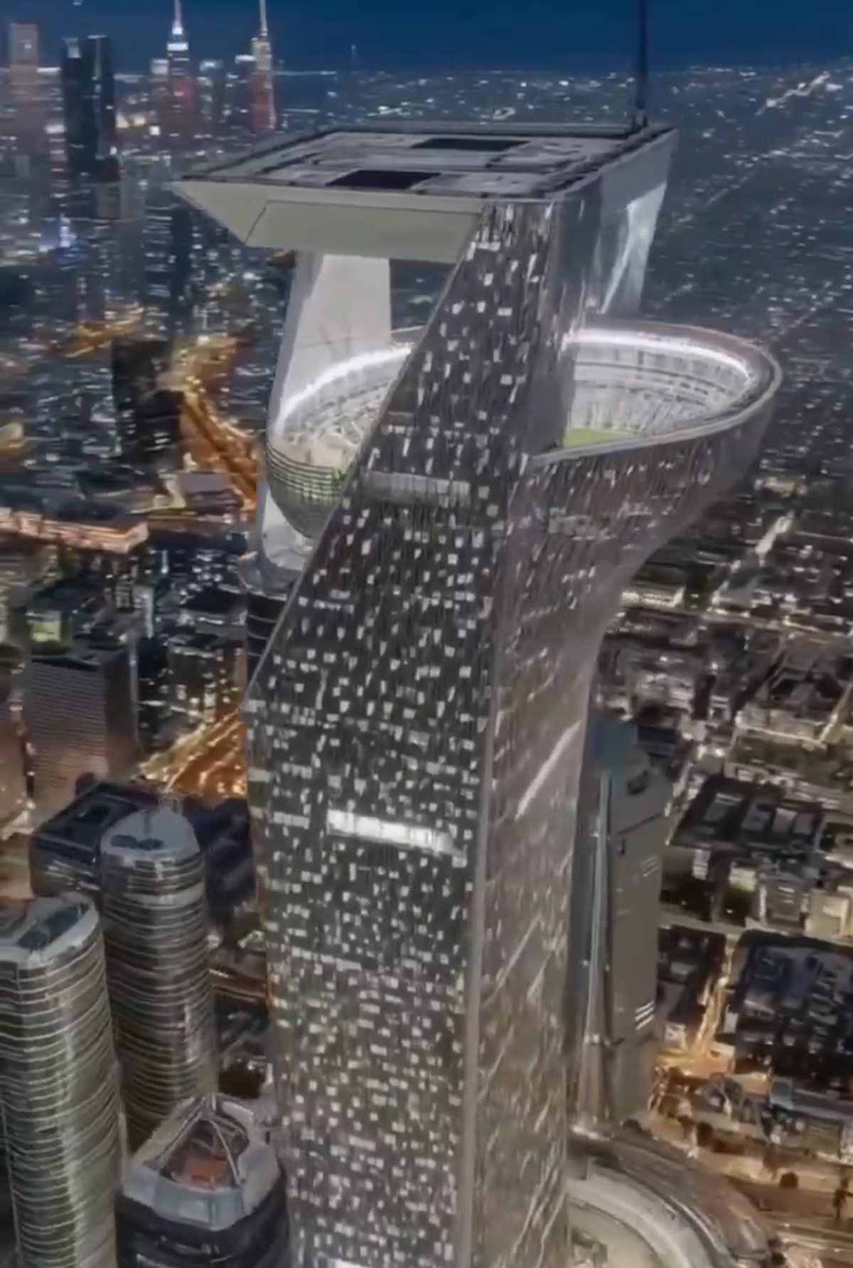 Farsa anului! 50 de milioane de oameni s-au păcălit cu stadionul suspendat » Imagini SF: cum ar fi arătat arena făcută cu inteligența artificială