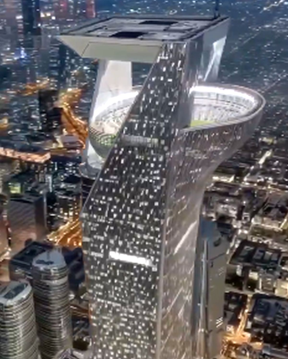 Farsa anului! 50 de milioane de oameni s-au păcălit cu stadionul suspendat » Imagini SF: cum ar fi arătat arena făcută cu inteligența artificială