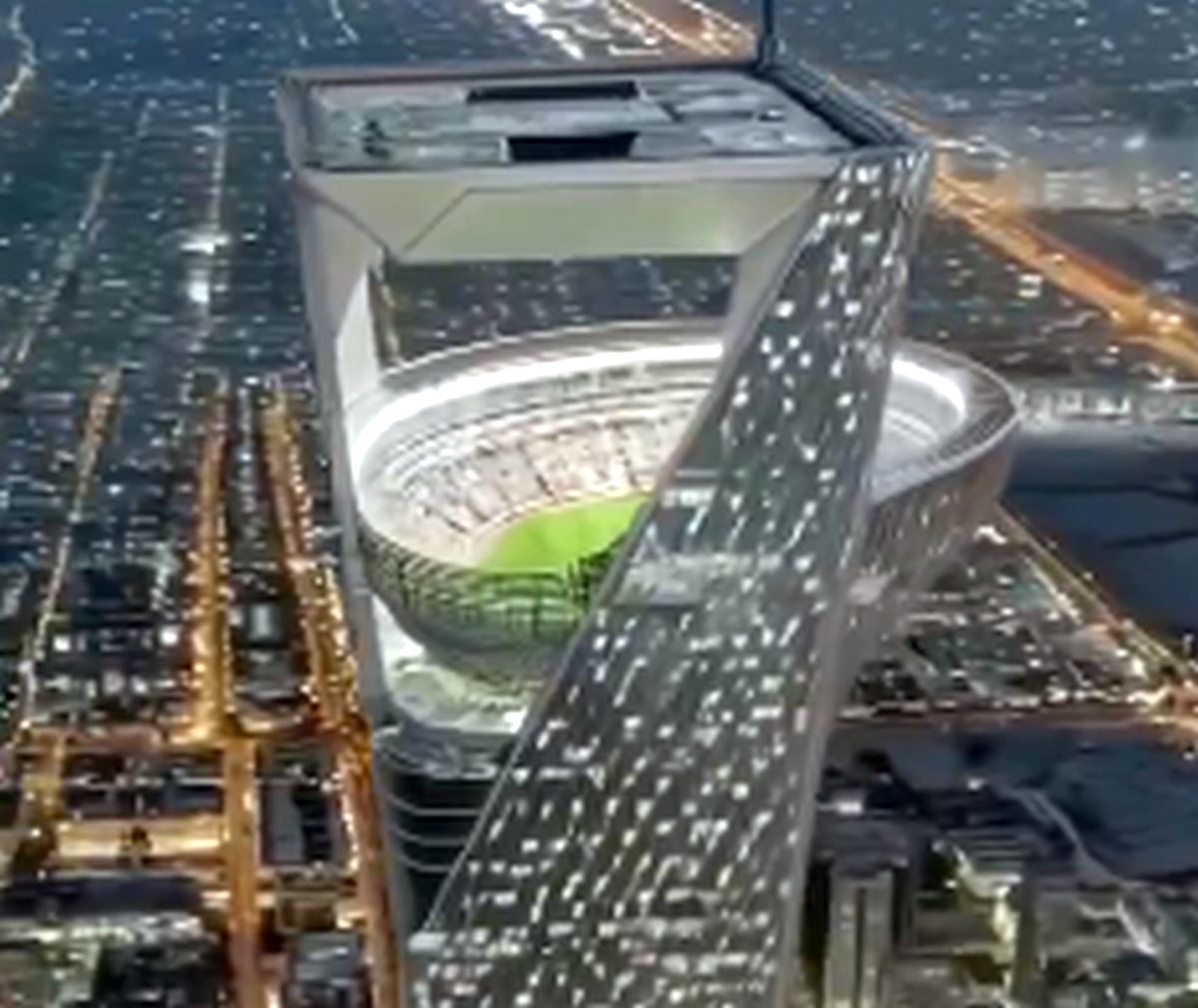 Farsa anului! 50 de milioane de oameni s-au păcălit cu stadionul suspendat » Imagini SF: cum ar fi arătat arena făcută cu inteligența artificială