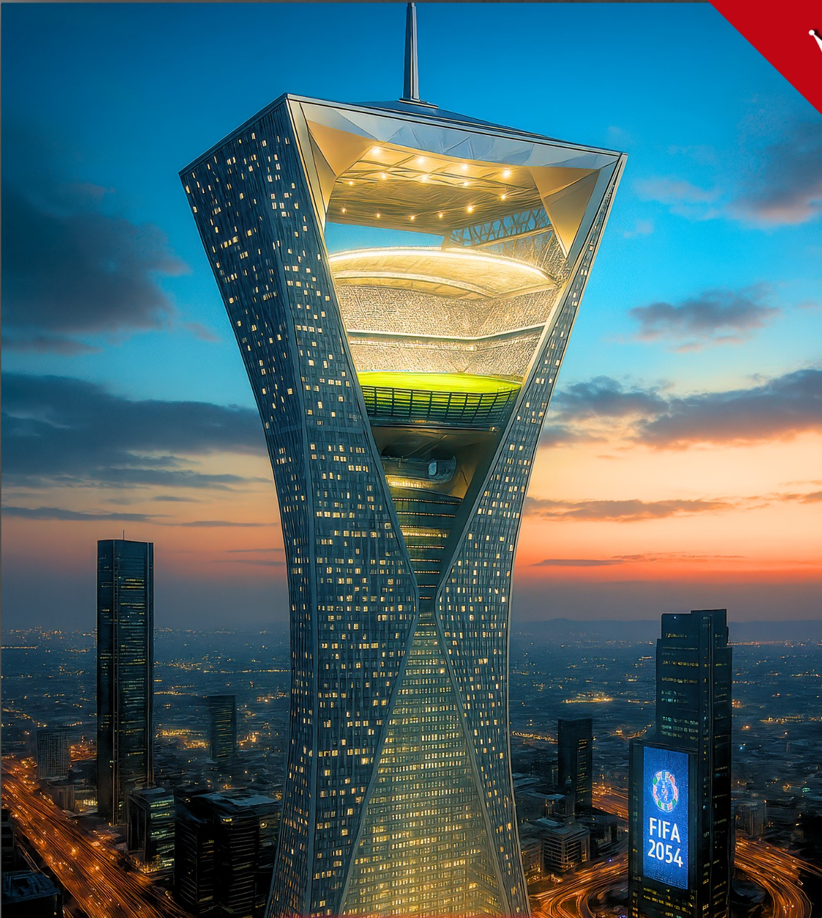 Farsa anului! 50 de milioane de oameni s-au păcălit cu stadionul suspendat » Imagini SF: cum ar fi arătat arena făcută cu inteligența artificială