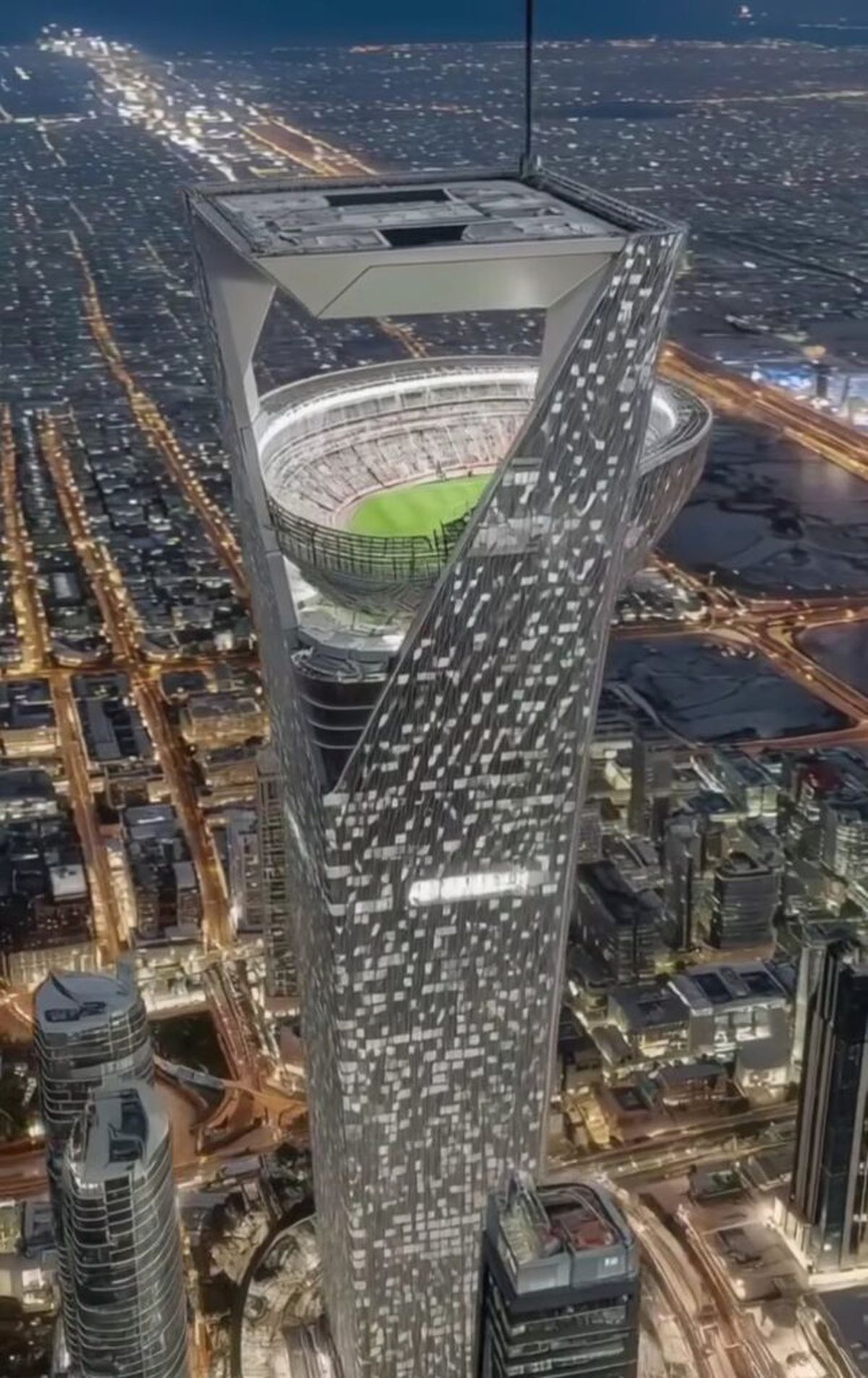 Farsa anului! 50 de milioane de oameni s-au păcălit cu stadionul suspendat » Imagini SF: cum ar fi arătat arena făcută cu inteligența artificială