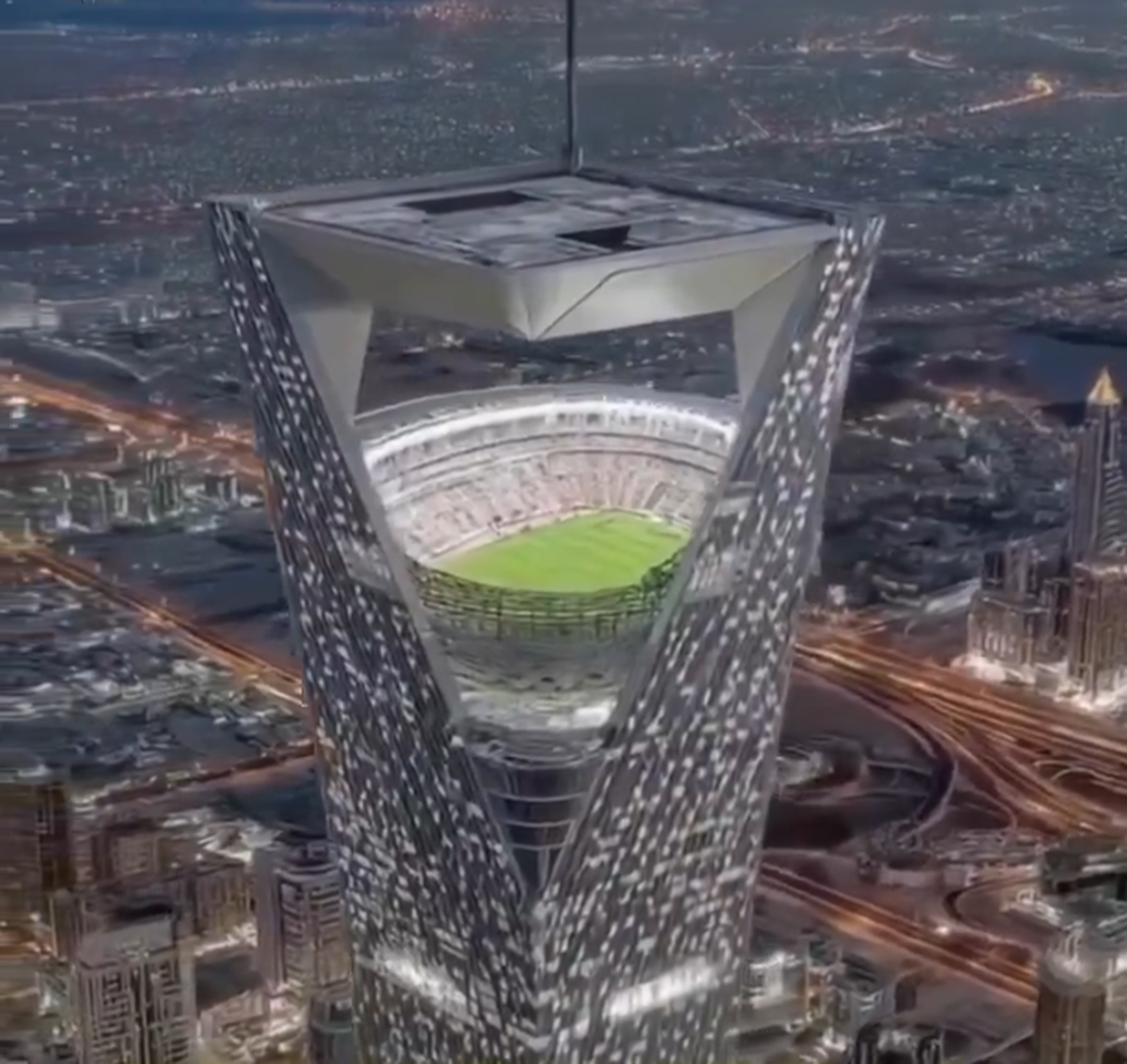 Farsa anului! 50 de milioane de oameni s-au păcălit cu stadionul suspendat » Imagini SF: cum ar fi arătat arena făcută cu inteligența artificială