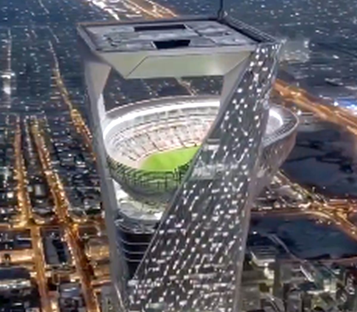 Farsa anului! 50 de milioane de oameni s-au păcălit cu stadionul suspendat » Imagini SF: cum ar fi arătat arena făcută cu inteligența artificială