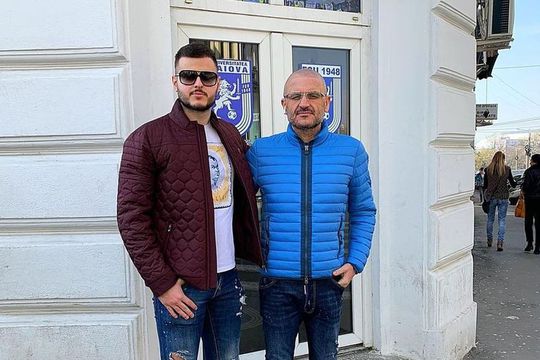Adrian Mititelu și fiul său, Adrian Mititelu Jr. (stânga)