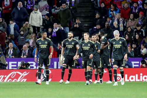 Real Madrid s-a impus pe terenul lui Valladolid, în runda cu numărul 15 din La Liga. 
Foto: Imago