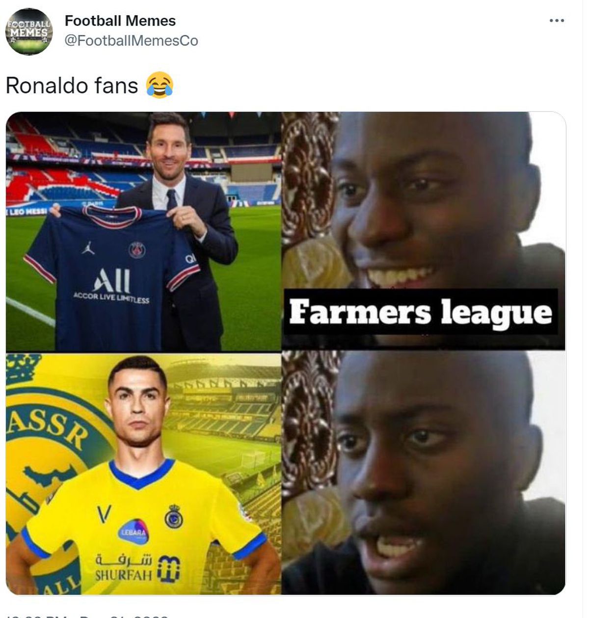 Internetul a „explodat”! Cele mai tari glume și meme-uri după transferul lui Cristiano Ronaldo la Al-Nassr