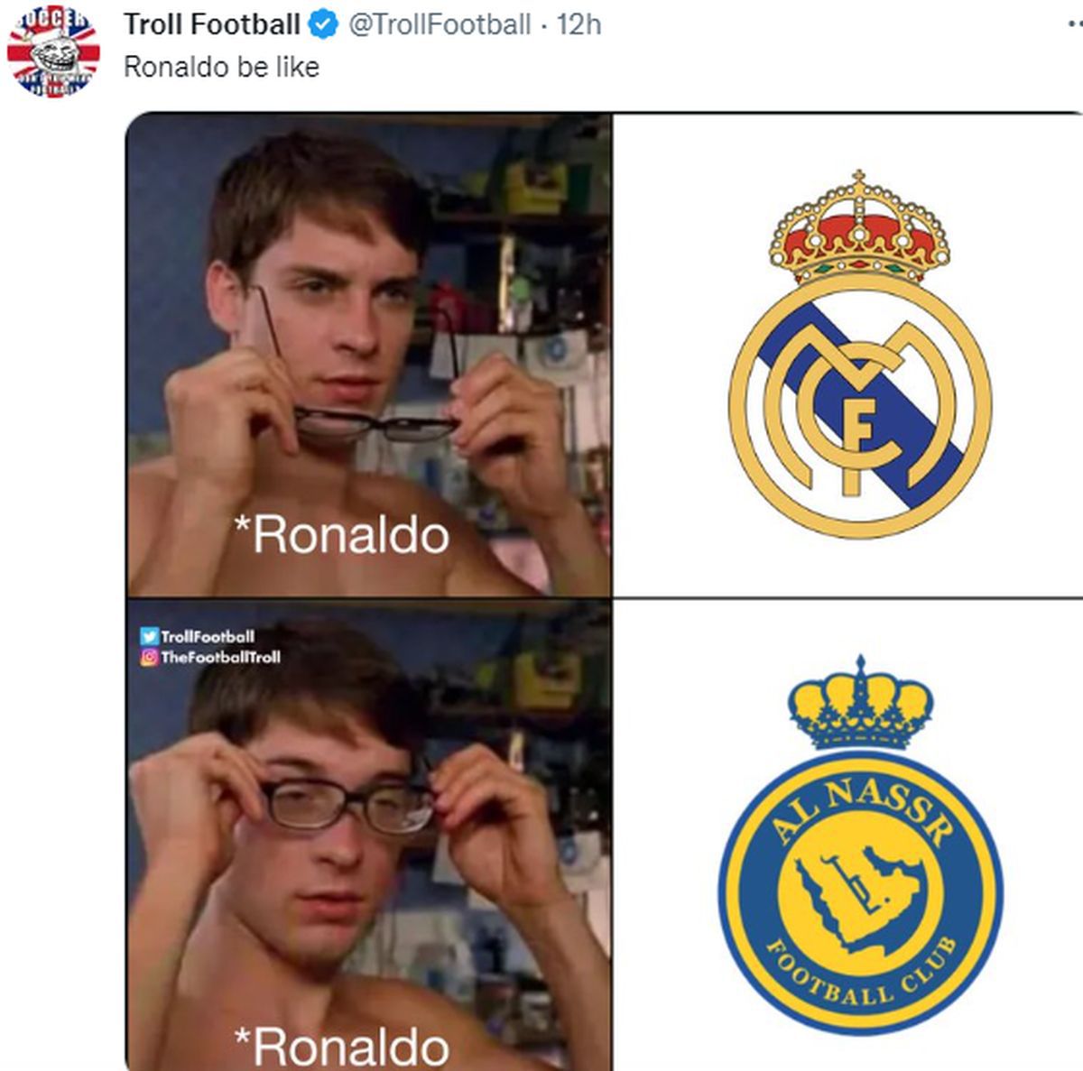 Internetul a „explodat”! Cele mai tari glume și meme-uri după transferul lui Cristiano Ronaldo la Al-Nassr
