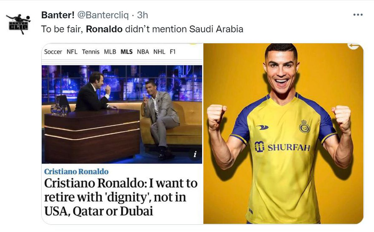 „Dacă era doar despre bani, ai fi în Arabia Saudită acum!” » Interviul lui Piers Morgan cu Ronaldo e din nou viral + „Vreau să-mi închei cariera cu demnitate!”