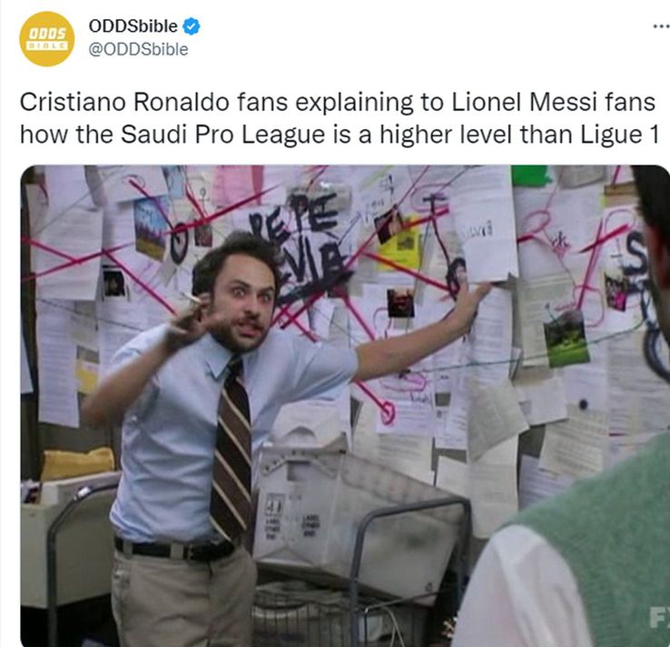 „Fanii lui Ronaldo explicându-le fanilor lui Messi cum Pro League din Arabia Saudită are un nivel mai ridicat decât Ligue 1”