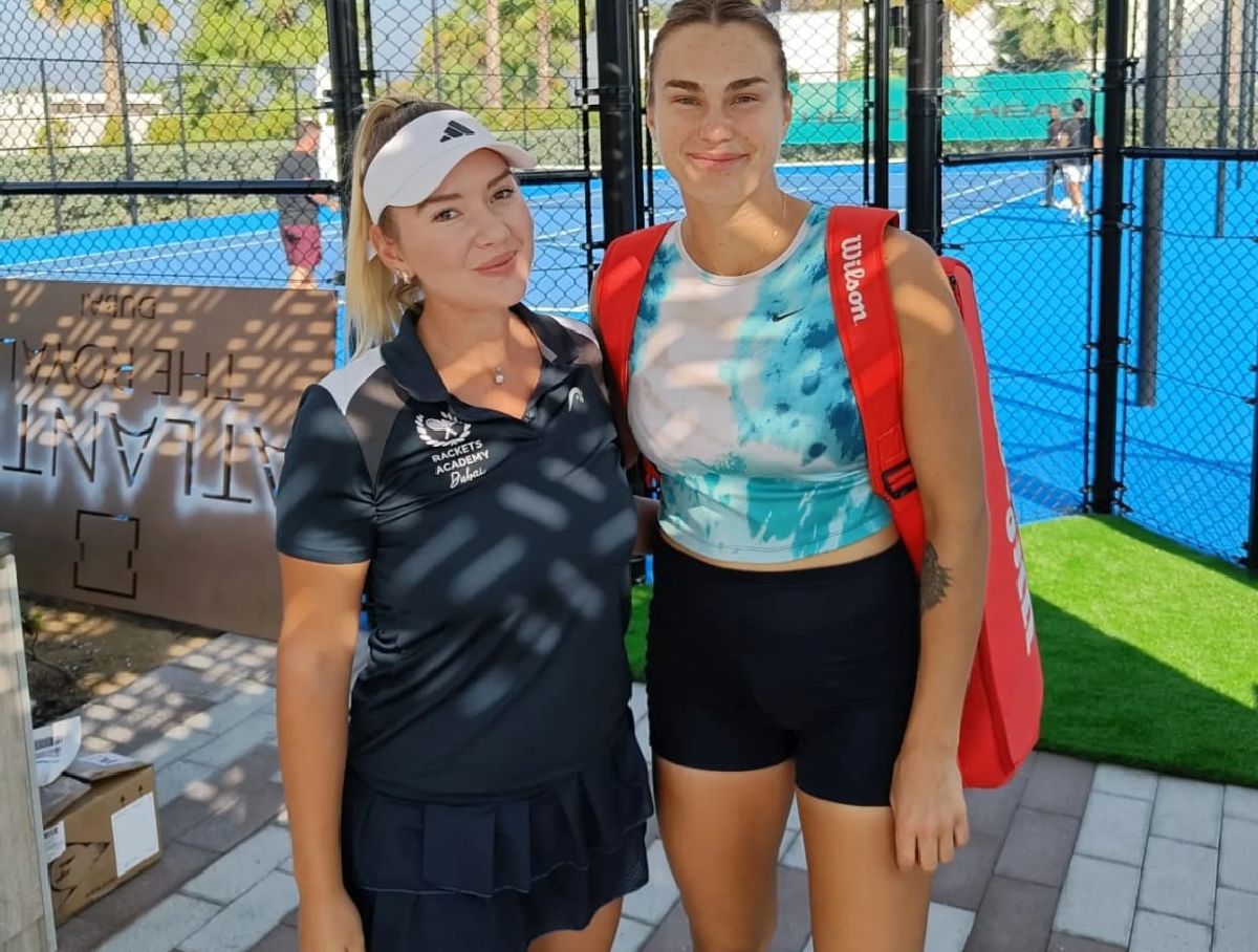 Ana Maria Gavrilovici - imagini cu una dintre cele mai tinere antrenoare de tenis din România