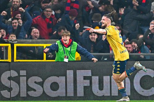 Radu Drăgușin a înscris în Genoa - Inter 1-1 // foto: Guliver/gettyimages