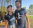 Ana Maria Gavrilovici, lângă liderul mondial Novak Djokovic