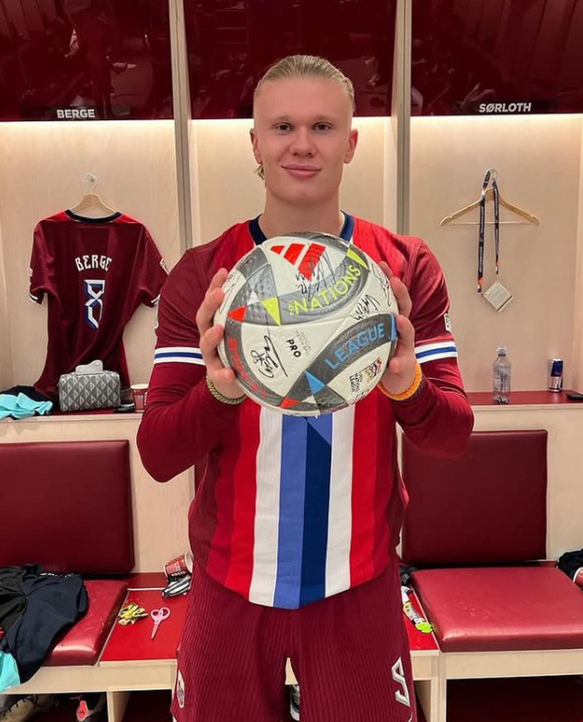 Erling Haaland și iubita sa, Isabel Johansen. Foto: Instagram