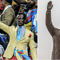 Kuka Muladinga, imitându-l pe fostul premier congolez Patrice Lumumba / Foto: X