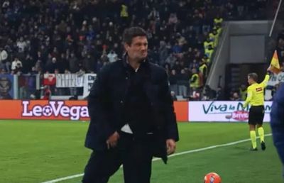 Grimasa lui Chivu cu Atalanta: „Am făcut întindere!” » Camera DAZN a urmărit showul antrenorului de la Inter