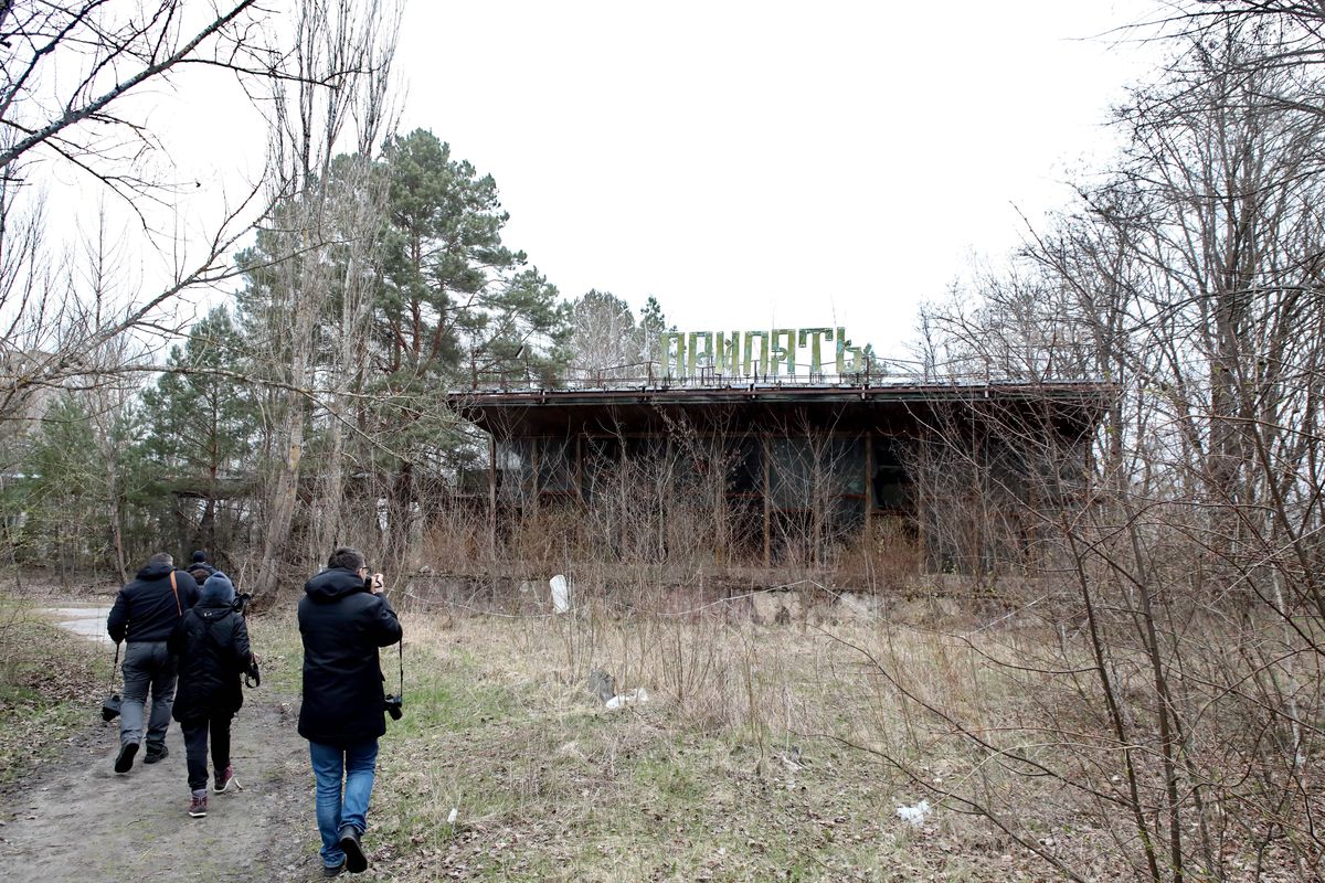 Stadionul Avanhard din Pripyat, Ucraina